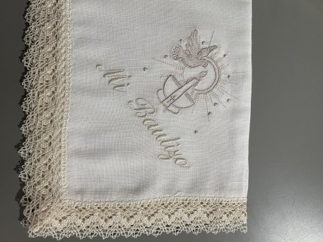 Pañuelo Bautizo Paloma EV04 2