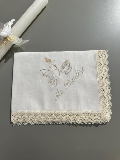 Pañuelo Bautizo Paloma EV04