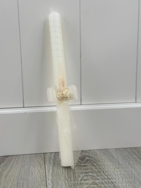 Vela Bautizo/Comunión Flor/Espiga EV03