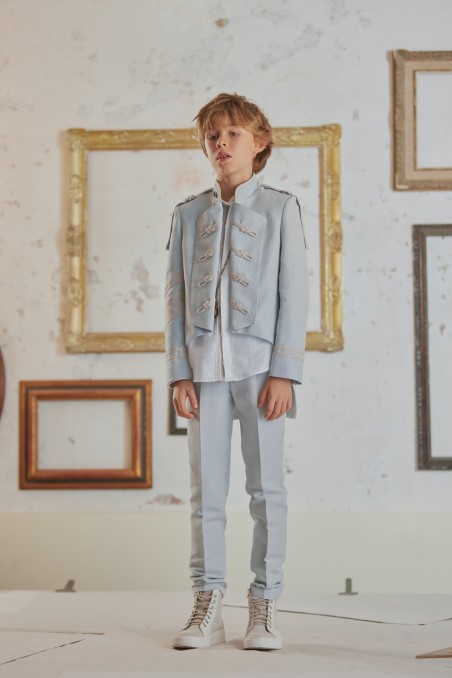 Traje levita Comunión Hortensia Maeso Cameron LEDC125263