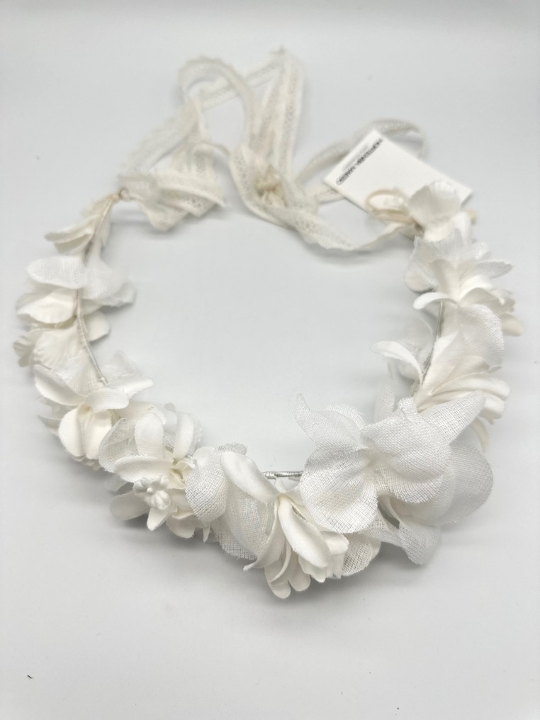 Media corona Hortensia Maeso White LEDC125506