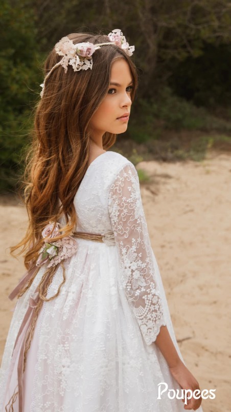 Conjunto corona/fajín comunión Bella Bimba BBCK486