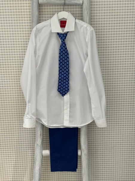 Conjunto pantalón/camisa/corbata Club Cadette