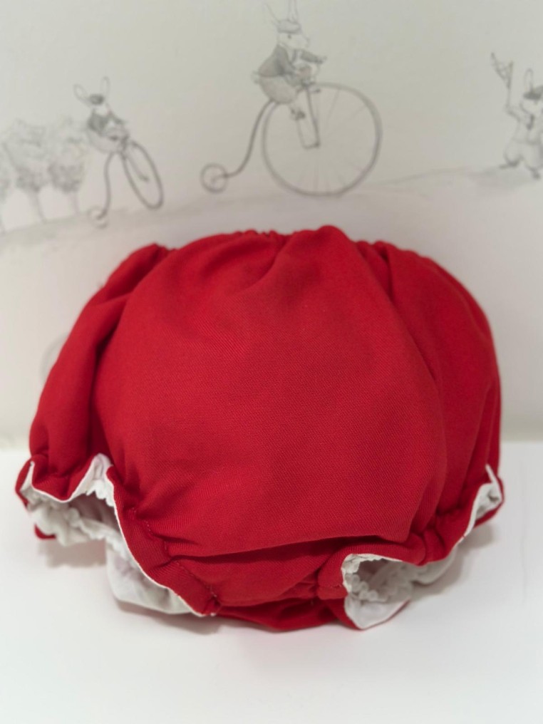 Cubrepañal niña rojo CUBREPAÑAL