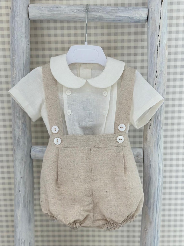 Conjunto blusa/pantalón lino Amaya...
