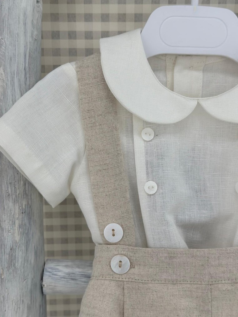 Conjunto blusa/pantalón lino Amaya...