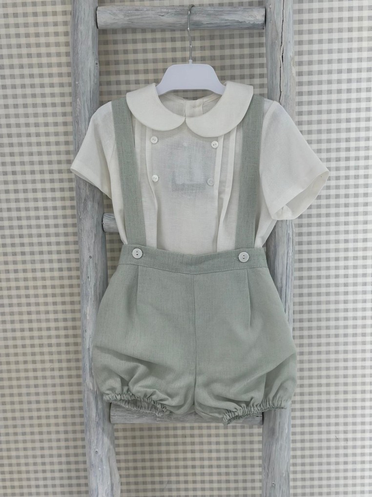 Conjunto blusa/pantalón lino Amaya...