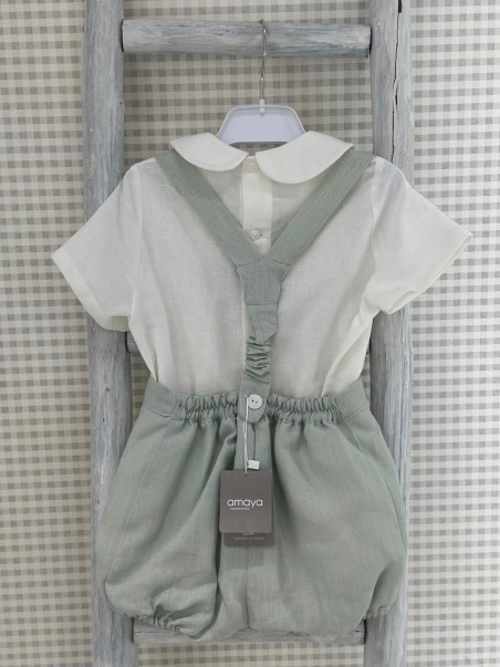 Conjunto blusa/pantalón lino Amaya AMY190305/190323