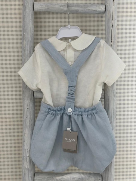 Conjunto blusa/pantalón lino Amaya AMY190305/190323