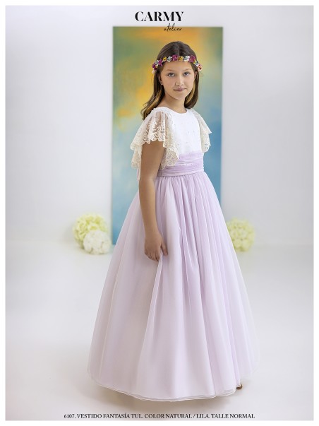 Vestido Comunión Carmy CC6107