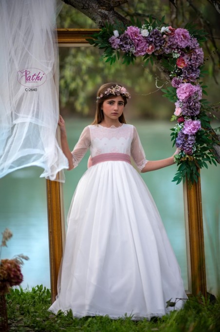 Vestido comunión Pathi Coleccion PCC-2640