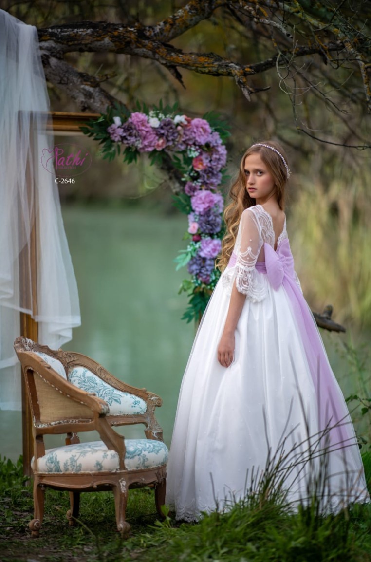 Vestido comunión Pathi Colección PCC-2646