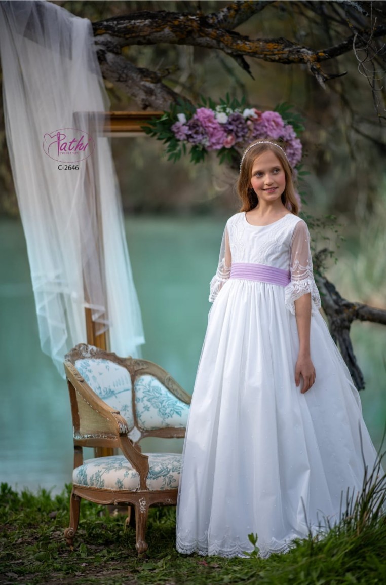 Vestido comunión Pathi Colección PCC-2646