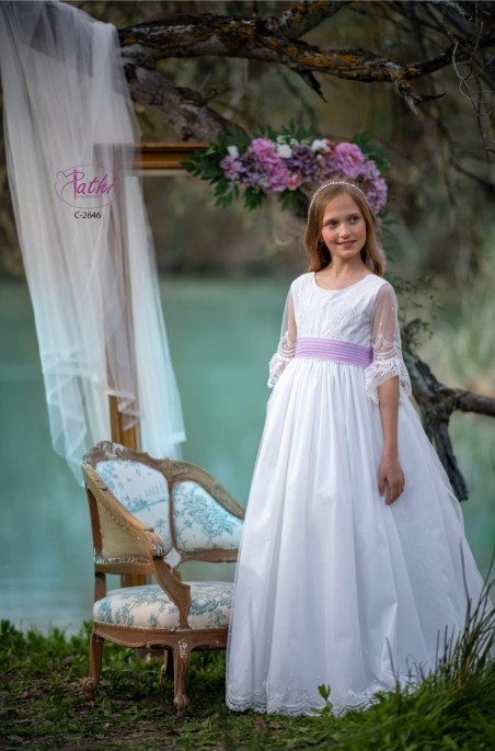 Vestido comunión Pathi Colección PCC-2646