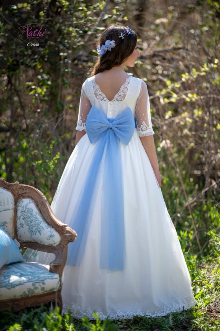 Vestido comunión Pathi Coleccion PCC-2648