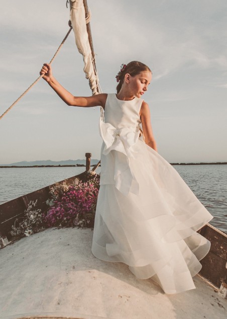 Vestido comunión Hortensia Maeso Bruna LEDC126107