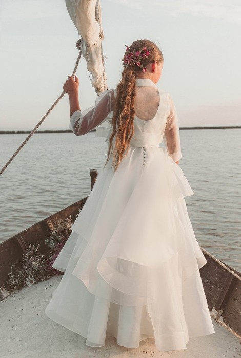 Vestido comunión Hortensia Maeso Bruna LEDC126107 2