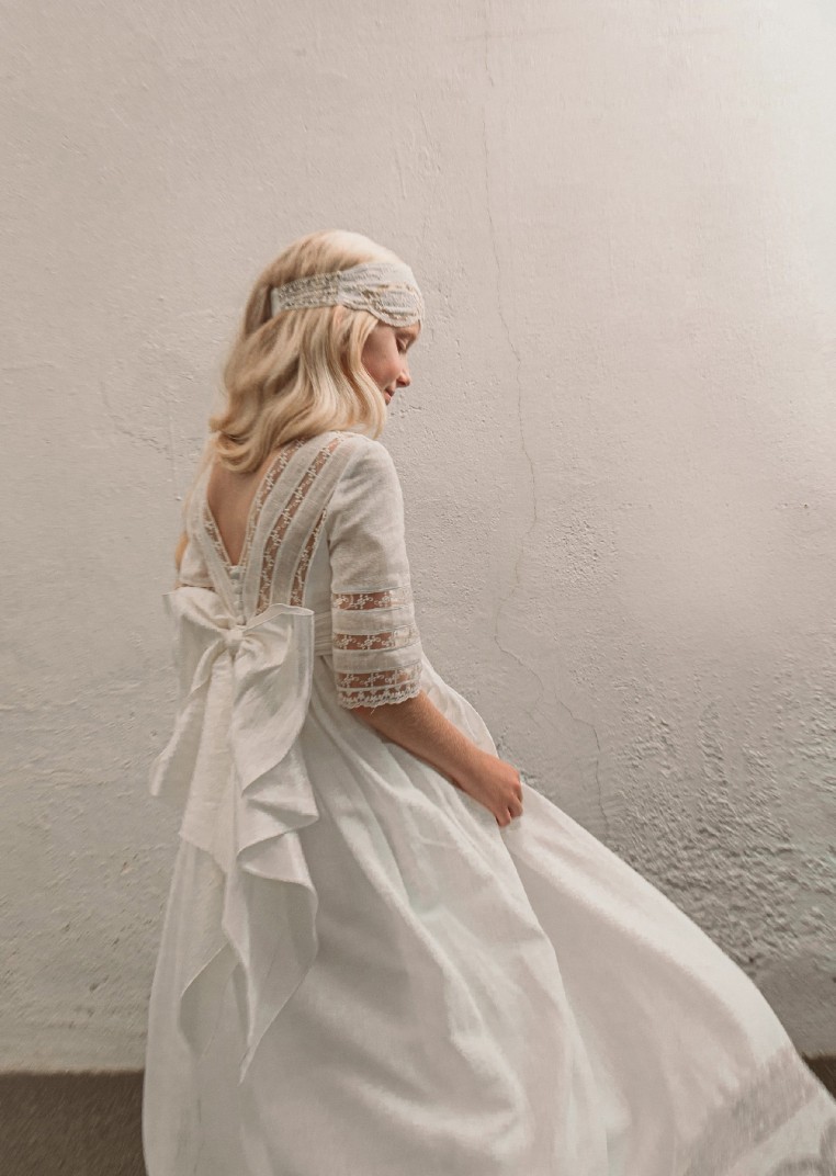 Vestido comunión Hortensia Maeso Il-lusió...