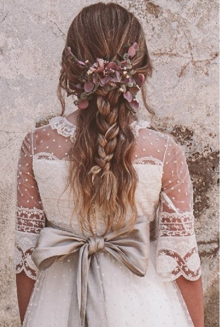 Vestido comunión Hortensia Maeso Nayeli LEDC126111