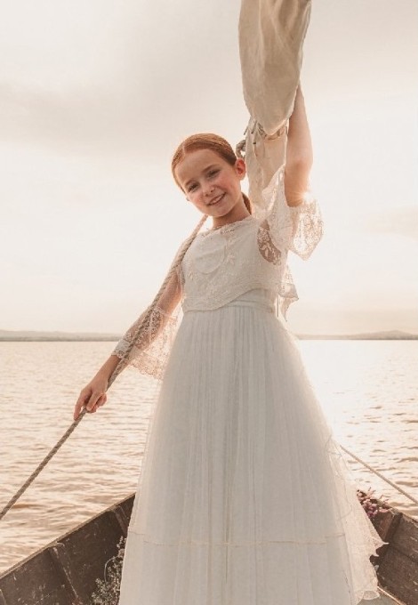 Vestido comunión Hortensia Maeso Princesa LEDC126116