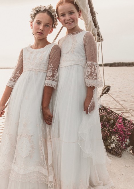 Vestido comunión Hortensia Maeso Princesa LEDC126116 2