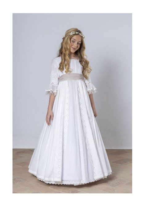 Vestido comunión Manuela Macías Nadia MMCNADIA