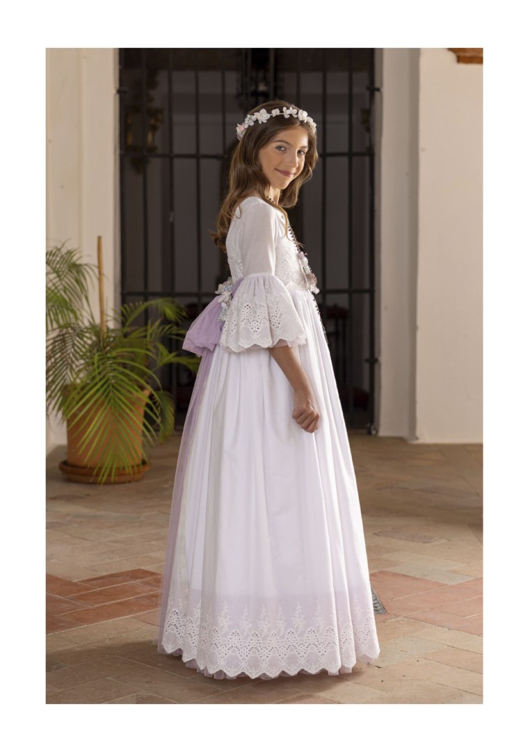 Vestido comunión Manuela Macías Abril MMCABRIL