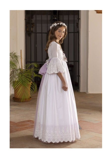 Vestido comunión Manuela Macías Abril MMCABRIL