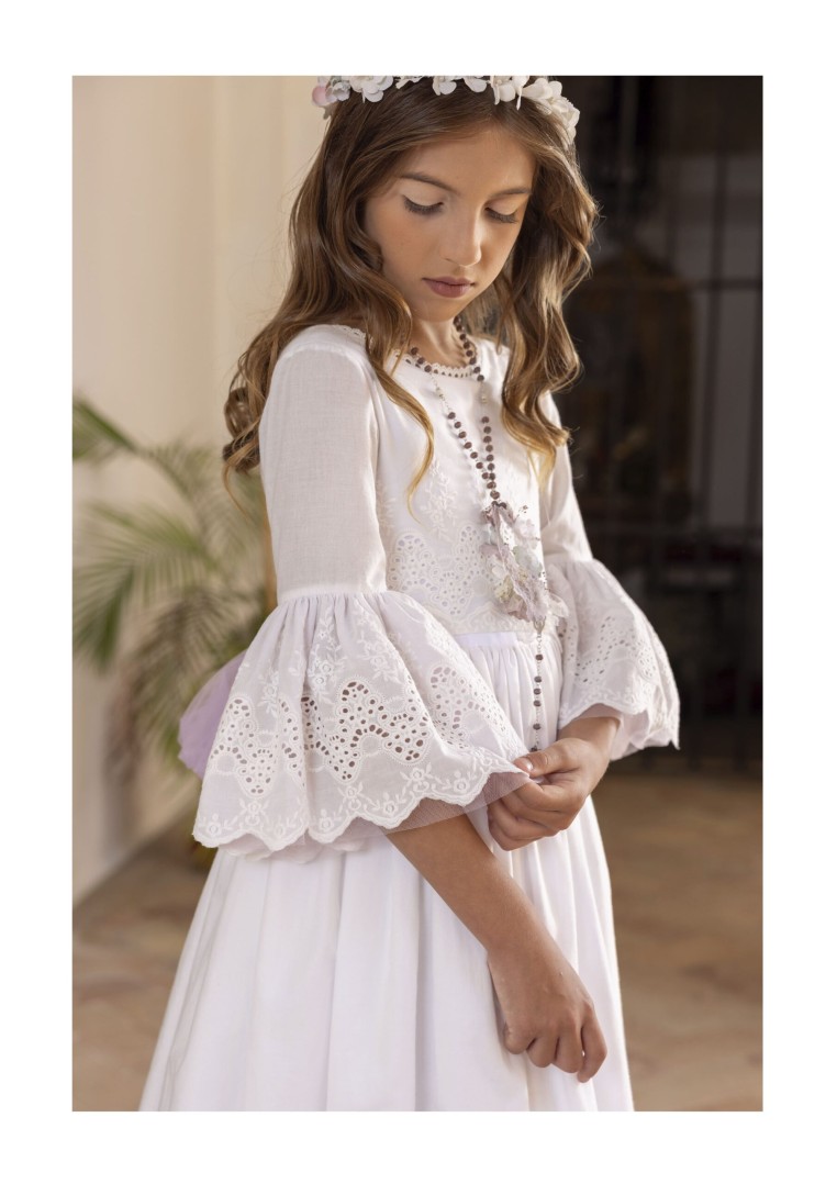 Vestido comunión Manuela Macías Abril MMCABRIL
