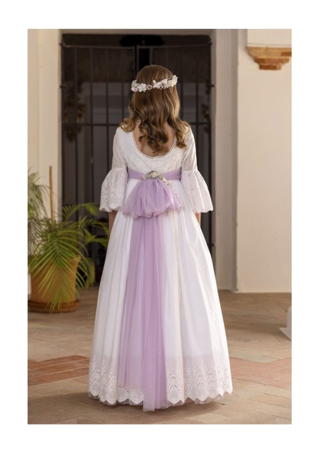Vestido comunión Manuela Macías Abril MMCABRIL