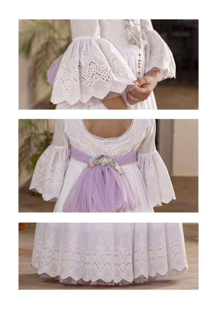 Vestido comunión Manuela Macías Abril MMCABRIL