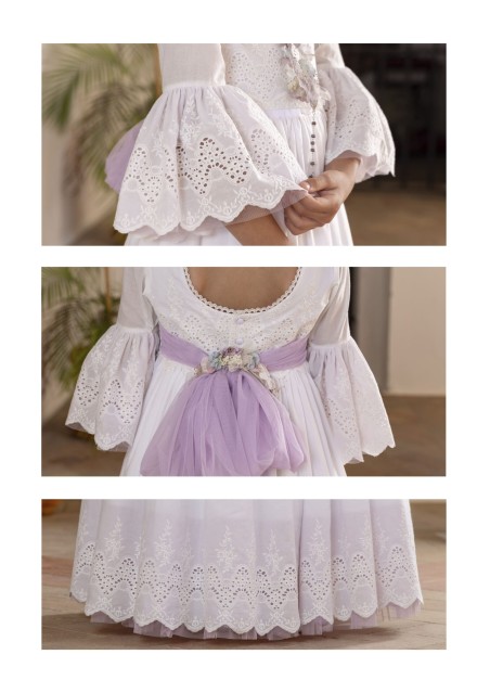 Vestido comunión Manuela Macías Abril MMCABRIL