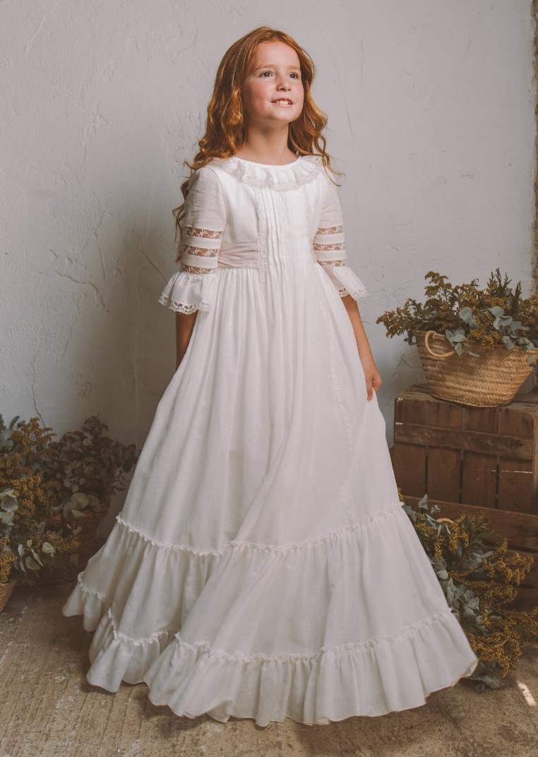 VESTIDO COMUNION HORTENSIA MAESO LAIA LEDC125100