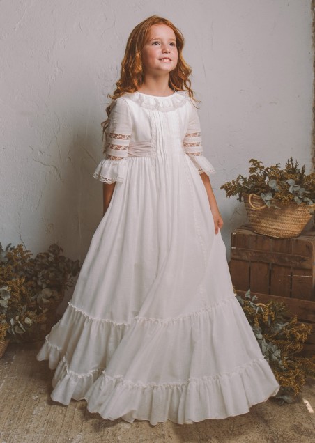 VESTIDO COMUNION HORTENSIA MAESO LAIA LEDC125100