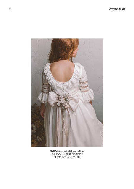 VESTIDO COMUNION HORTENSIA MAESO LAIA LEDC125100