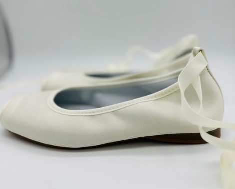 BAILARINA RASO SATIN NACAR