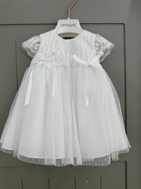 VESTIDO BAUTIZO BLANCO