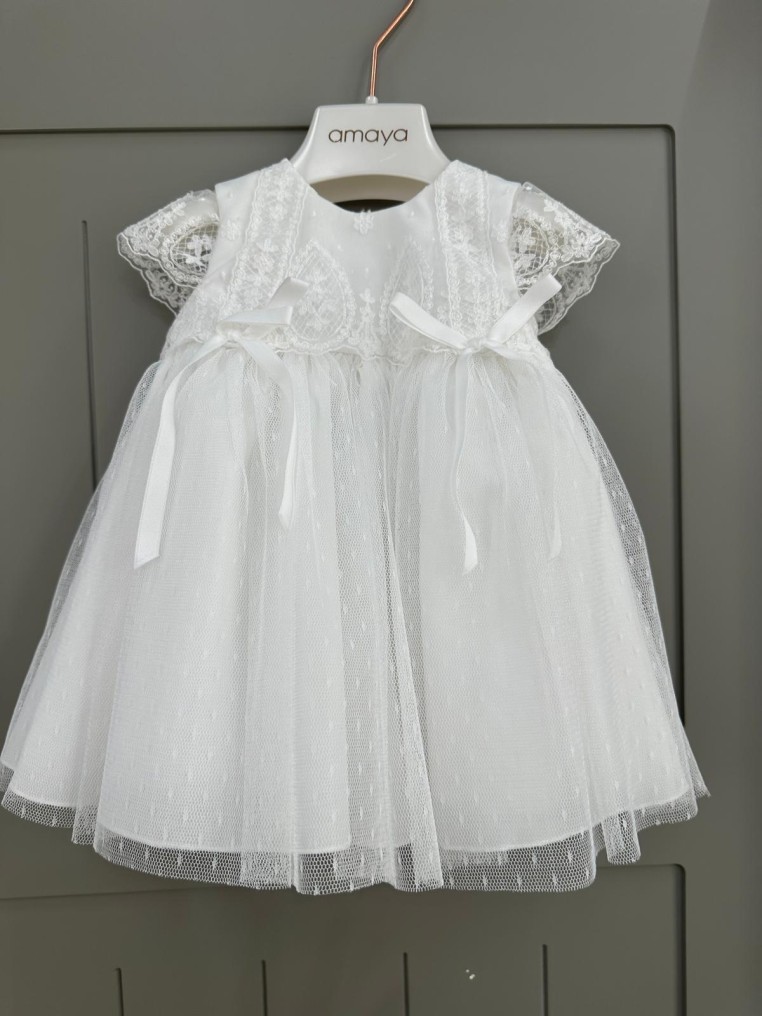 VESTIDO BAUTIZO BLANCO