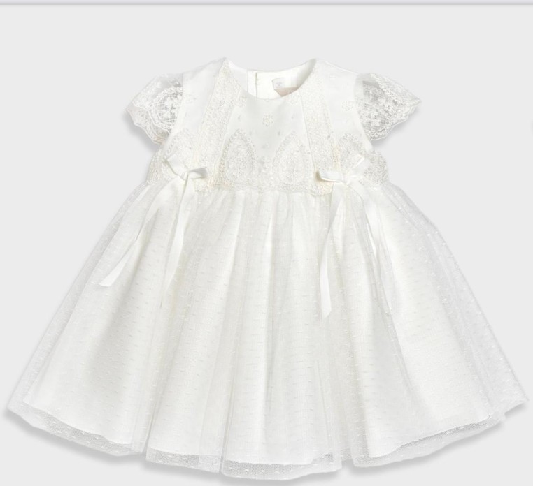 VESTIDO BAUTIZO BLANCO