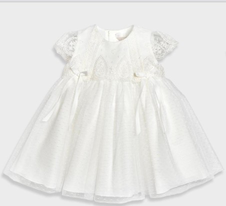 VESTIDO BAUTIZO BLANCO