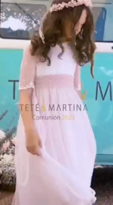 VESTIDO COMUNIÓN