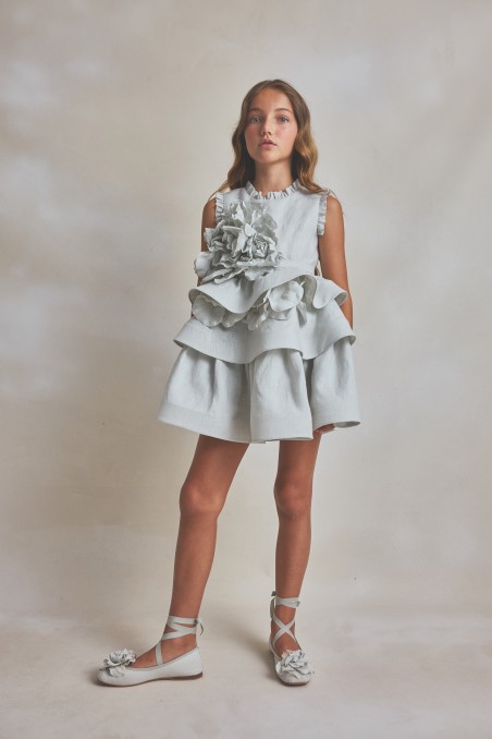 VESTIDO IDEAL PERLA FLORE
