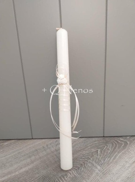 Vela Bautizo/Comunión Flor