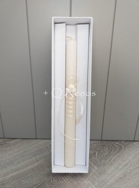 Vela Bautizo/Comunión Flor 2