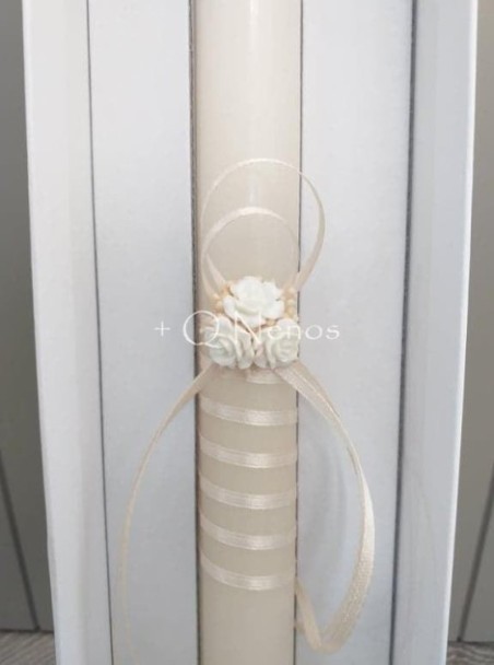 Vela Bautizo/Comunión Flor