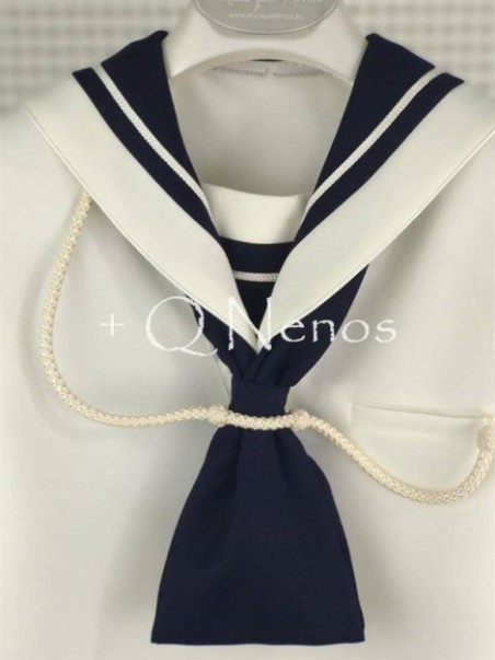 Traje Comunión Marinero  Kidslavy Beige/Marino KC271/BP16