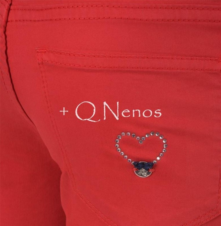 Short Niña Lion of Porches 5 Bolsillos Rojo...