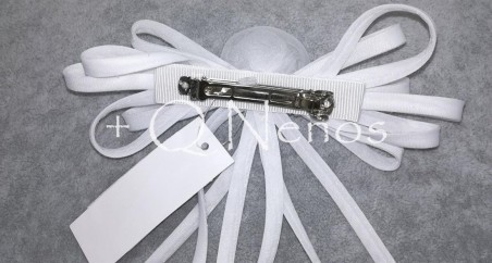 Prendido Comunión Flor Blanco CHC3147