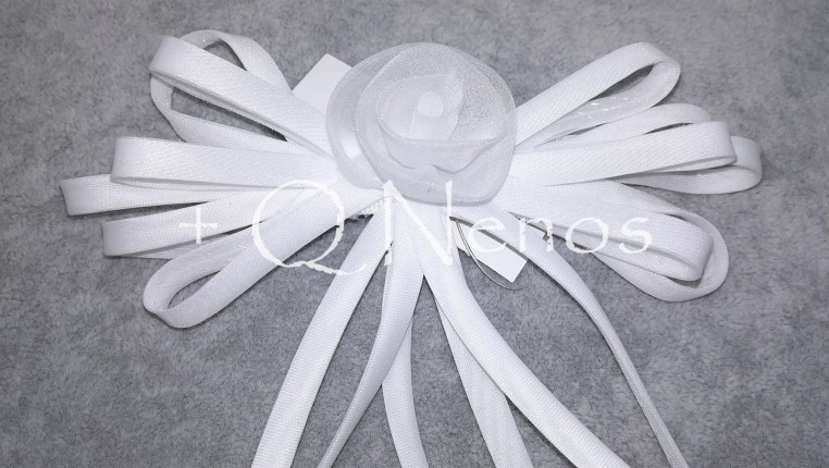 Prendido Comunión Flor Blanco CHC3147