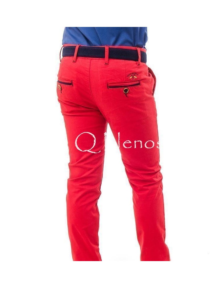 Pantalon Chino Spagnolo Rojo E554477828483